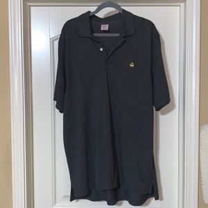 Brooks Brothers Men XL dark gray short sleeve polo